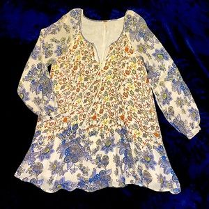 Free People Floral Tunic